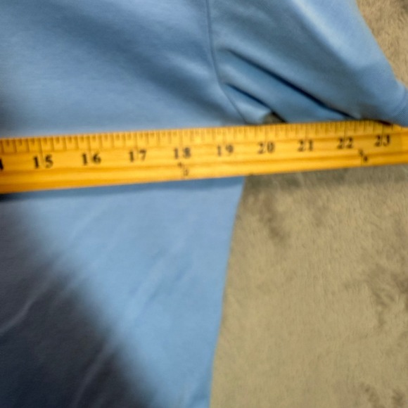 Southern Tide Polo Shirt Light Blue Fish Logo Short Sleeve‎ Mens Size S - Picture 5 of 7